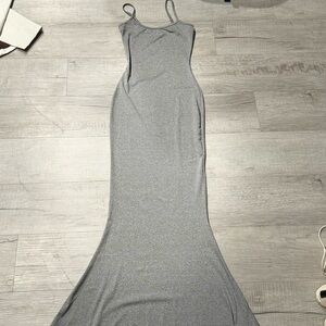 Long grey hourglass dress never worn